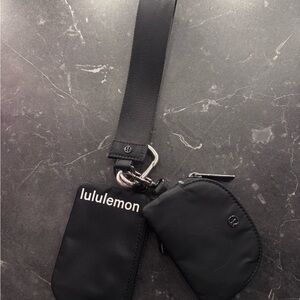 lululemon athletica Black Key & Card Holder Set